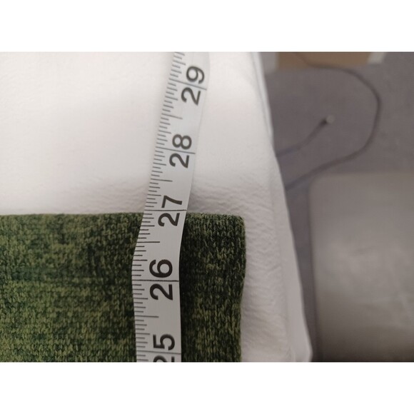 Men's Woolrich Heathered Green 1/4 Zip Pullover Sweater XL Front Zip Pocket - Picture 7 of 7